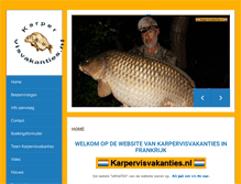 Tablet Screenshot of karpervisvakanties.nl